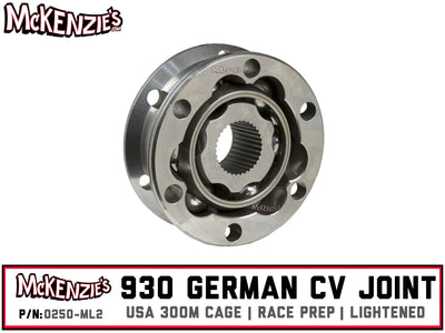 GERMAN 930 CV JOINT | 300M CAGE | PREPPED | LIGHTENED