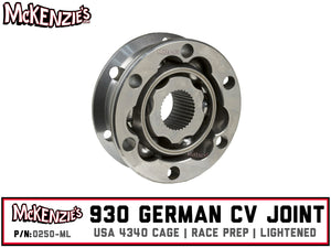 GERMAN 930 CV JOINT | 4340 CAGE | PREPPED | LIGHTENED