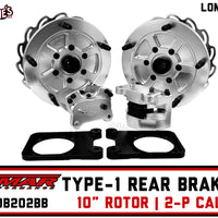 Jamar JDB202BB Rear IRS Brake Hub Kit | 10" Rotor | 2-Piston Caliper | 2 on 205mm