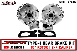 Jamar JDB203BB Rear Swing Axle Brake Hub Kit | 10" Rotor | 2-Piston Caliper | 2 on 205mm