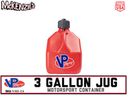 VP Racing Motorsport 3 Gallon Jug | RED | VP 4162-CA