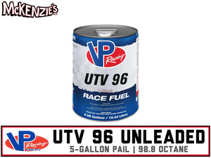 VP UTV96 | 98.8 Octane | Unleaded | 5-Gallon Pail