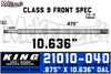 King Shocks 21010-040 | Class-9 Shock Shaft